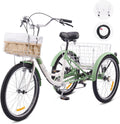 Viribus 3-Rad-Fahrrad für Erwachsene 24 Zoll 7-Gang