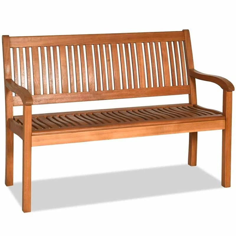 Gartenbank aus Eukalyptusholz für 2 Personen Ergonomisch