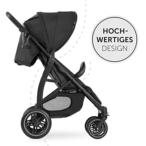 Hauck Rapid 4D Buggy, Sportwagen mit Liegefunktion, Schwarz