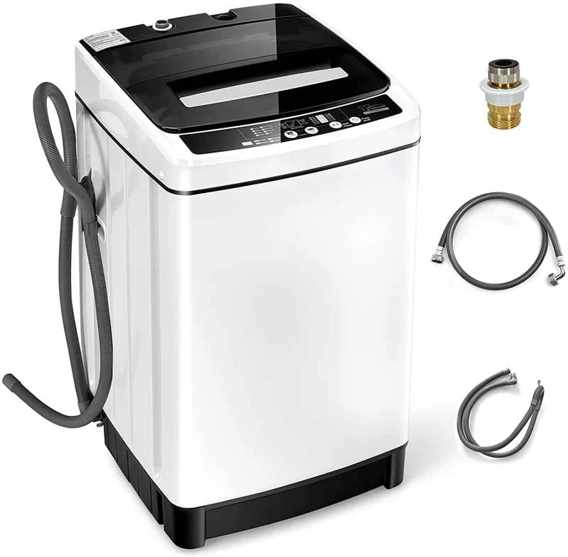 Vollautomatische Mini-Waschmaschine 5kg, Toplader, Waschtrockner-Kombi