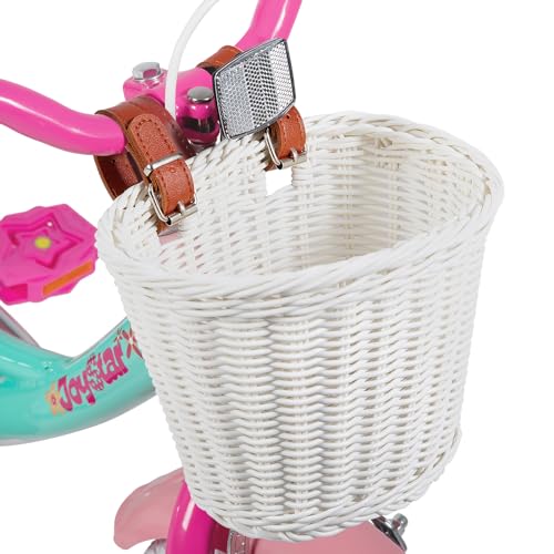 JOYSTAR Kinderfahrrad mit Puppensitz und Stützrädern