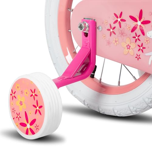 JOYSTAR Kinderfahrrad mit Puppensitz und Stützrädern