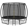 Gartentrampolin 244-366cm, komplett mit Leiter und Sicherheitsnetz
