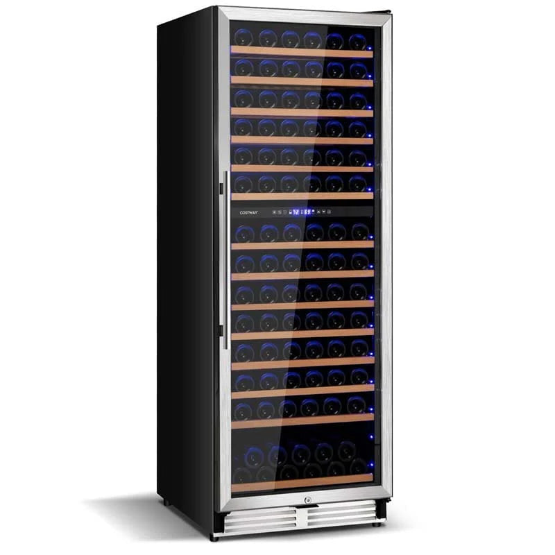 Weinkühlschrank 154 Flaschen, Dual-Zone, freistehend/einbaufähig