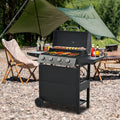 Segmart 4-Brenner Propangasgrill aus Edelstahl 34200 BTU