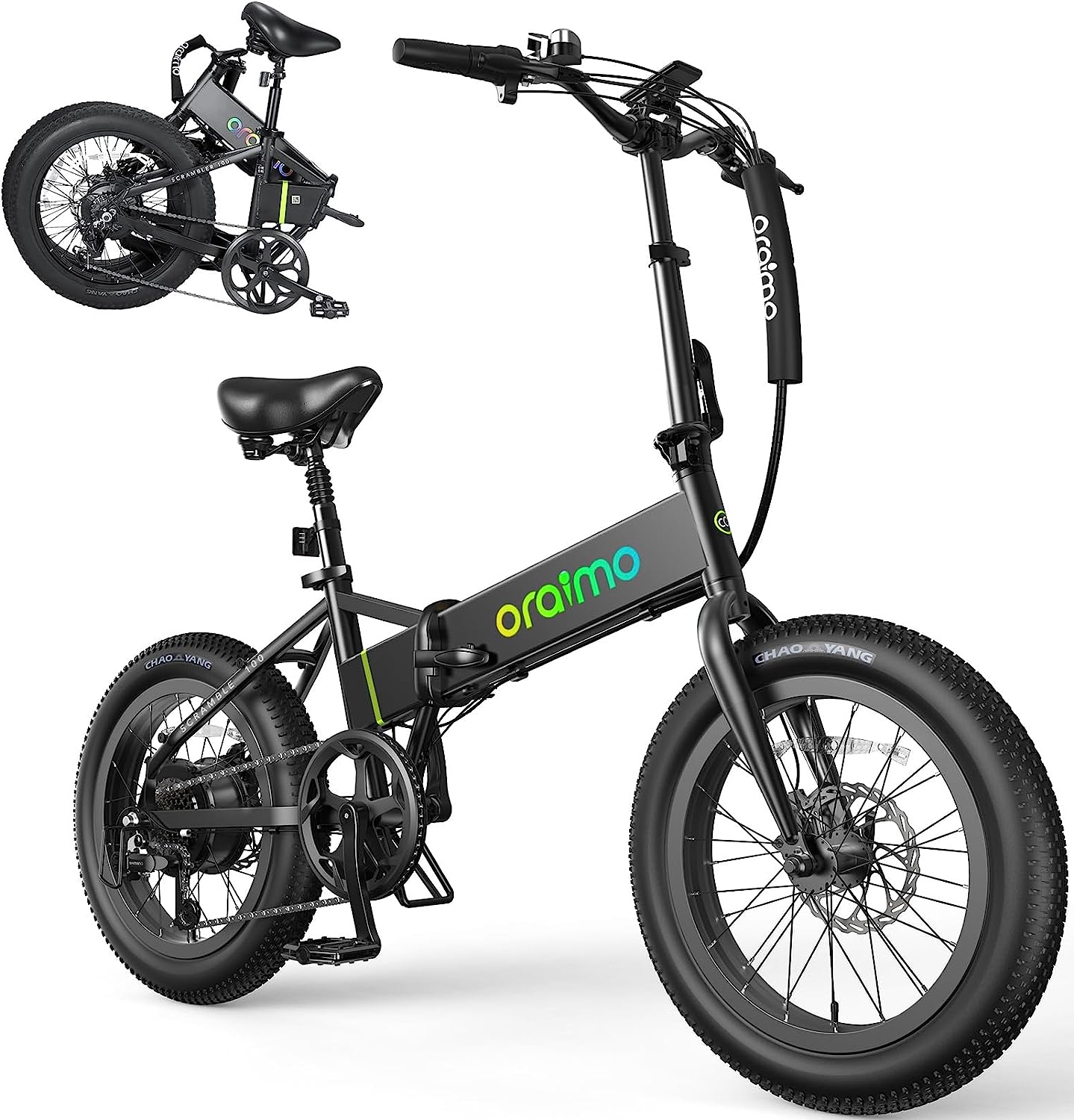 Oraimo Elektrofahrrad 750W/1000W mit 557Wh Lithium-Ionen-Akku