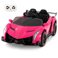 Lamborghini Elektro-Auto für Kinder, 12V, 4WD mit Fernbedienung, Hydrauliktüren